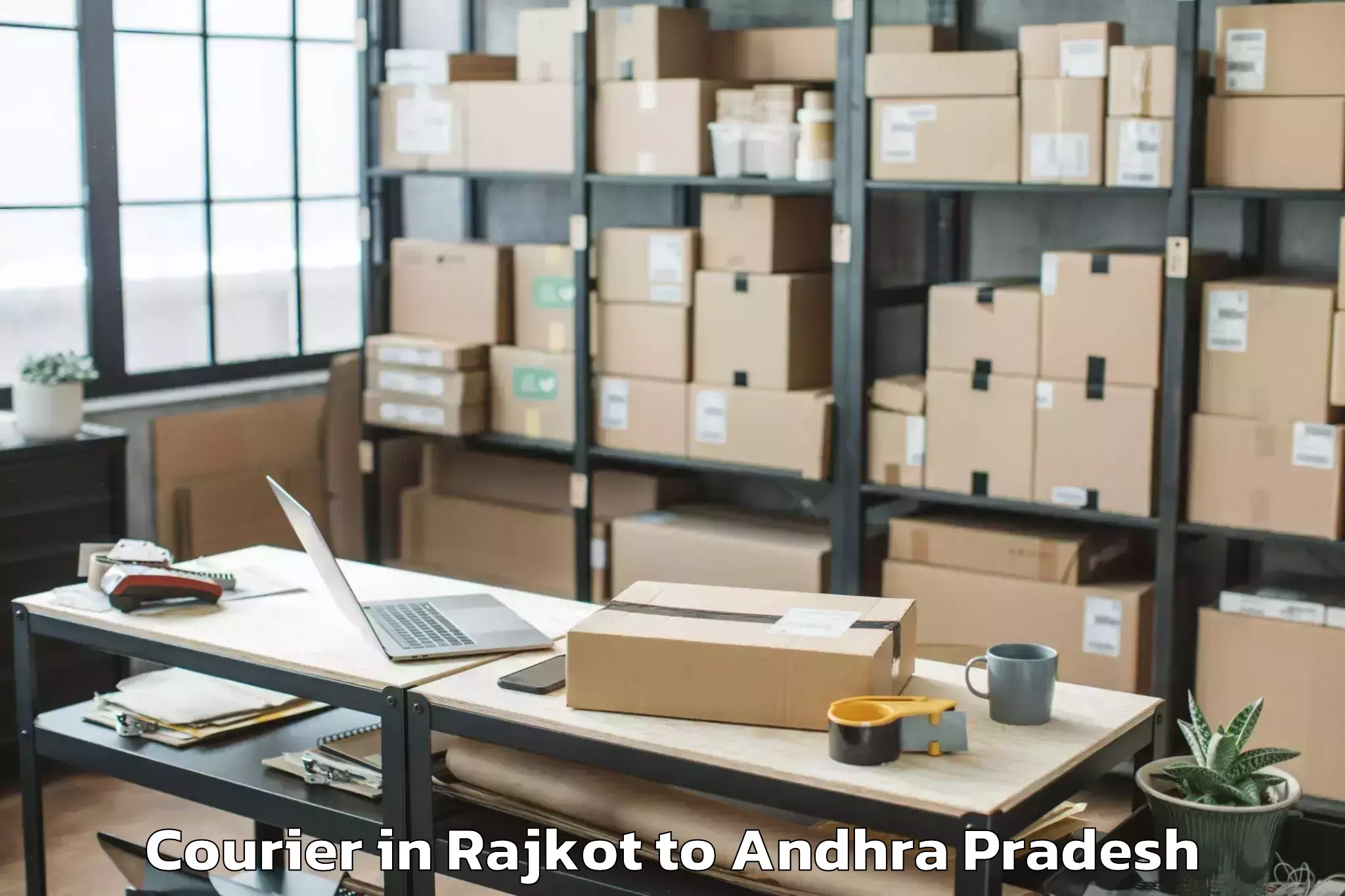 Quality Rajkot to Unguturu Courier